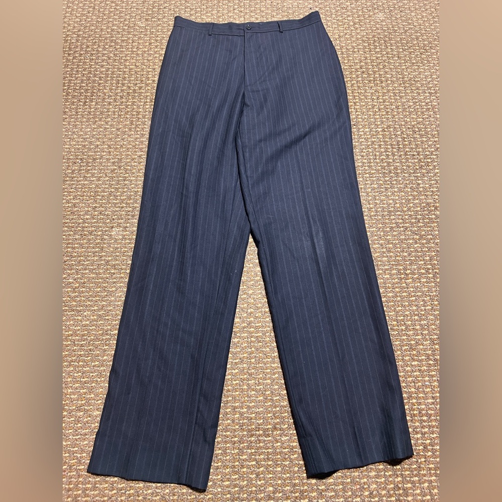 Ralph Lauren Black Pinstripe Dress Pants